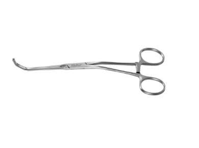 Reynolds Vascular Clamp, Debakey Teeth, 6 3/4" (17.5 Cm), 50 Degree Angle, Large Jaws
